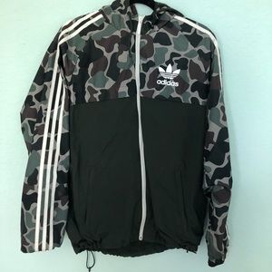 Adidas camo pattern jacket